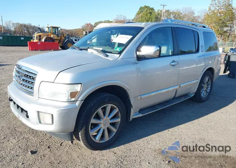 2008 Infiniti Qx56 from USA, damaged, VIN 5N3AA08C38N900537